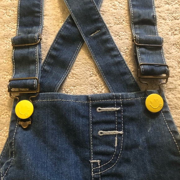 Suspender Jean shorts - Picture 1 of 4